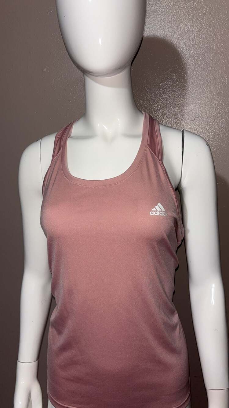 Adidas Primeblue Tank Top Size L Pink Athletic Sports Workout Shirt